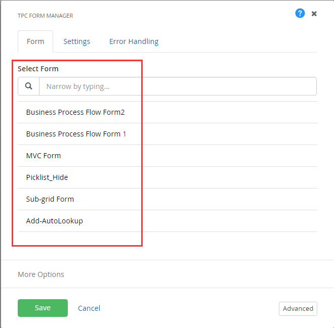form_setup