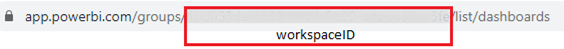 Workspace ID Workspace ID