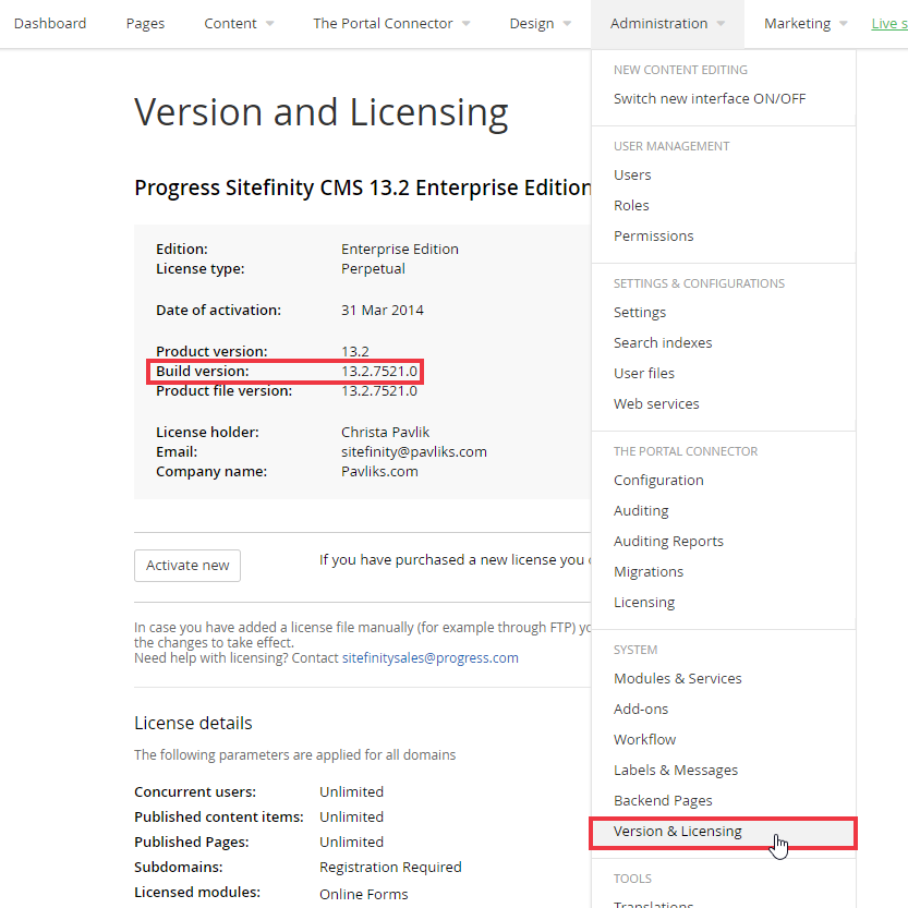 TPC 6.0 Licensing Page