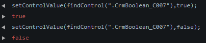setControlValue Yes No setControlValue Yes No