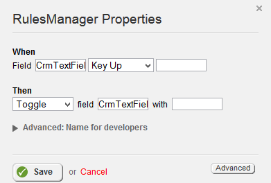Rules Manager Key Up and Toggle Rules Manager Key Up and Toggle