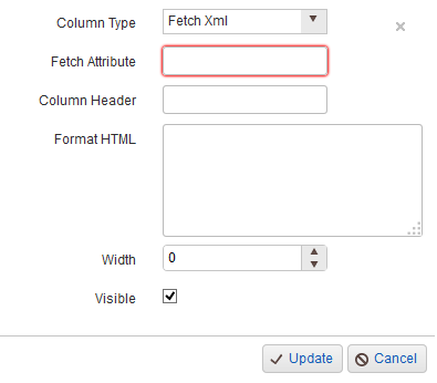 Add Column Form Add Column Form