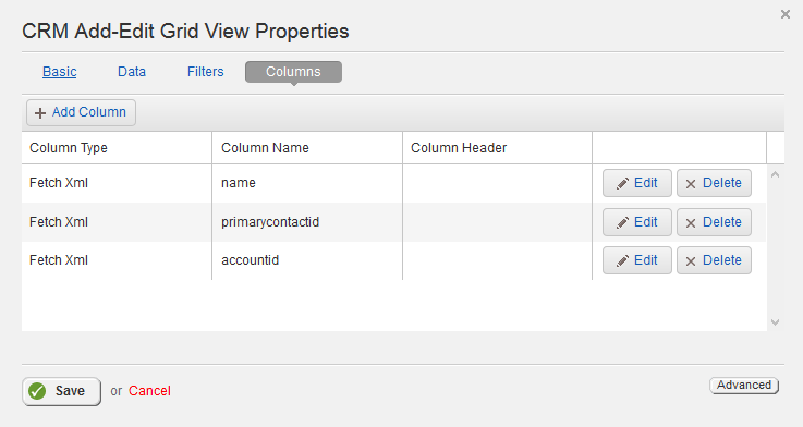 The Columns Tab Part 1 The Columns Tab Part 1