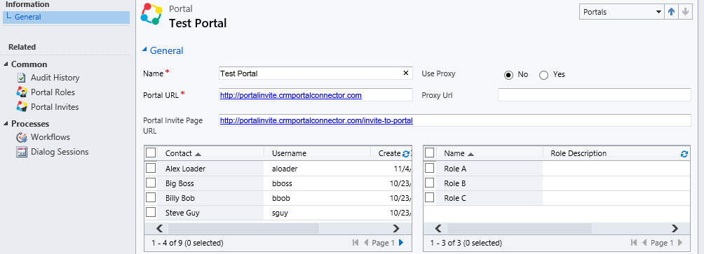 CRM User Invite Page URL