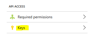 api-access-keys api-access-keys