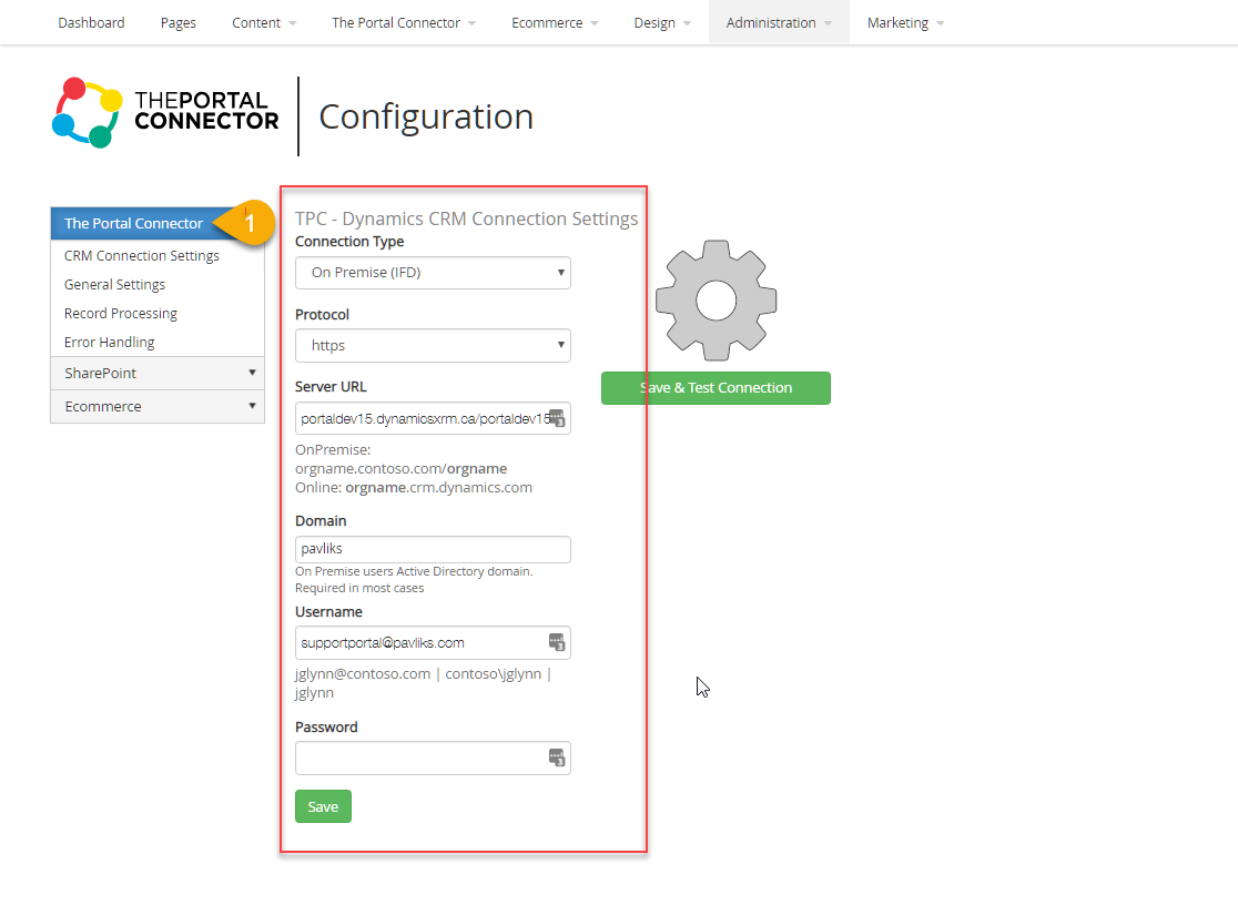 Crm-connection-settings