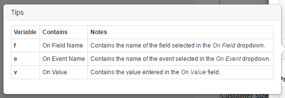 RulesManagerVariables RulesManagerVariables