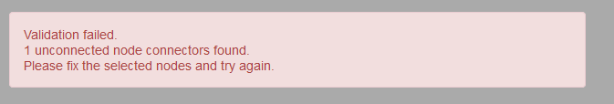 Validation Failed